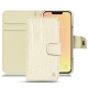 Funda de piel Apple iPhone 13 - Crocodile milk