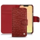 Capa em pele Apple iPhone 13 - Autruche ciliegia