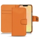 Apple iPhone 13 leather case - Orange PU