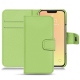 Custodia in pelle Apple iPhone 13 - Vert olive PU