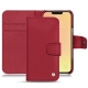 Housse cuir Apple iPhone 13 - Rouge passion
