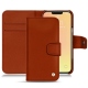 Apple iPhone 13 leather case - Orange Veggie