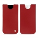 Pochette cuir Apple iPhone 13 - Rouge ( Nappa - Pantone 199C ) 