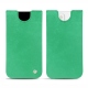 硬质真皮保护套 Apple iPhone 13 - Menthe vintage ( Pantone 562C ) 