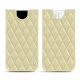 Capa em pele Apple iPhone 13 - Beige - Couture ( Nappa - Pantone 7502C ) 