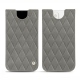 Funda de piel Apple iPhone 13 - Acier vintage - Couture
