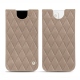 Apple iPhone 13 leather pouch - Taupe vintage - Couture