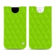 Funda de piel Apple iPhone 13 - Vert fluo - Couture