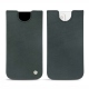 Apple iPhone 13 leather pouch - Blu marino