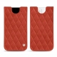 Custodia in pelle Apple iPhone 13 - Arange clouquié - Couture