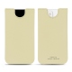 Pochette cuir Apple iPhone 13 - Beige PU