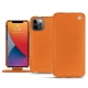 Apple iPhone 13 Pro leather case - Orange ( Nappa - Pantone 1495U ) 