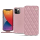Custodia in pelle Apple iPhone 13 Pro - Rose - Couture ( Nappa - Pantone 2365C ) 
