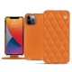 Lederschutzhülle Apple iPhone 13 Pro - Orange - Couture ( Nappa - Pantone 1495U ) 