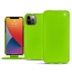 Lederschutzhülle Apple iPhone 13 Pro - Vert fluo