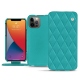 Funda de piel Apple iPhone 13 Pro - Bleu fluo - Couture