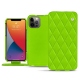 Capa em pele Apple iPhone 13 Pro - Vert fluo - Couture