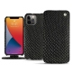 Apple iPhone 13 Pro leather case - Serpent nero