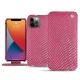Funda de piel Apple iPhone 13 Pro - Serpent ciclamino