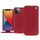 Apple iPhone 13 Pro leather case - Rouge passion