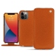 Apple iPhone 13 Pro leather case - Orange vibrant