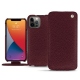 Capa em pele Apple iPhone 13 Pro Max - Lie de vin ( Pantone 5115C ) 