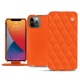 가죽 커버 Apple iPhone 13 Pro Max - Orange fluo - Couture