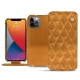 Housse cuir Apple iPhone 13 Pro Max - Or Maïa - Couture