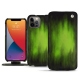 Lederschutzhülle Apple iPhone 13 Pro Max - Vert Patine