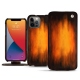 Lederschutzhülle Apple iPhone 13 Pro Max - Fauve Patine