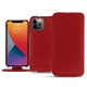 Housse cuir Apple iPhone 13 Pro Max - Rouge PU