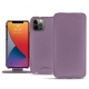 Lederschutzhülle Apple iPhone 13 Pro Max - Lilas PU