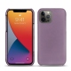 가죽 커버 Apple iPhone 13 Pro - Lilas ( Nappa - Pantone 2645U ) 