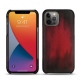Coque cuir Apple iPhone 13 Pro - Rouge Patine