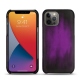 가죽 커버 Apple iPhone 13 Pro - Violet Patine