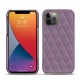 가죽 커버 Apple iPhone 13 Pro - Lilas - Couture ( Nappa - Pantone 2645U ) 