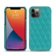 Custodia in pelle Apple iPhone 13 Pro - Bleu fluo - Couture