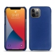 Apple iPhone 13 Pro Max leather cover - Bleu océan ( Nappa - Pantone 293C ) 