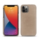 Apple iPhone 13 Pro Max leather cover - Taupe vintage ( Pantone 7530C ) 