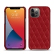 硬质真皮保护套 Apple iPhone 13 Pro Max - Rouge - Couture ( Nappa - Pantone 199C ) 