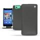 Housse cuir Sony Xperia Z3 Compact  - Noir ( Nappa - Black ) 