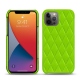 Apple iPhone 13 Pro Max leather cover - Vert fluo - Couture