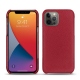 Apple iPhone 13 Pro Max leather cover - Rouge passion