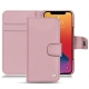 Housse cuir Apple iPhone 13 Pro - Rose ( Nappa - Pantone 2365C ) 