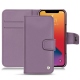 Apple iPhone 13 Pro leather case - Lilas ( Nappa - Pantone 2645U ) 