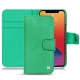 Housse cuir Apple iPhone 13 Pro - Menthe vintage ( Pantone 562C ) 