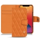 Custodia in pelle Apple iPhone 13 Pro - Orange - Couture ( Nappa - Pantone 1495U ) 