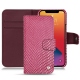 Custodia in pelle Apple iPhone 13 Pro - Serpent ciclamino