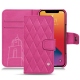 Capa em pele Apple iPhone 13 Pro - Rose BB - Couture