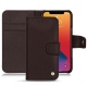 Funda de piel Apple iPhone 13 Pro - Marron envoûtant